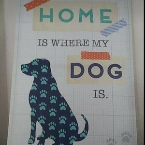 Canvas Dog Wall Art